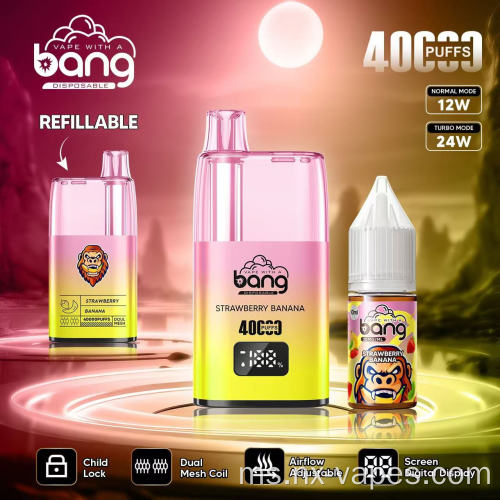 Bang 40000 Minyak boleh diisi semula Vape